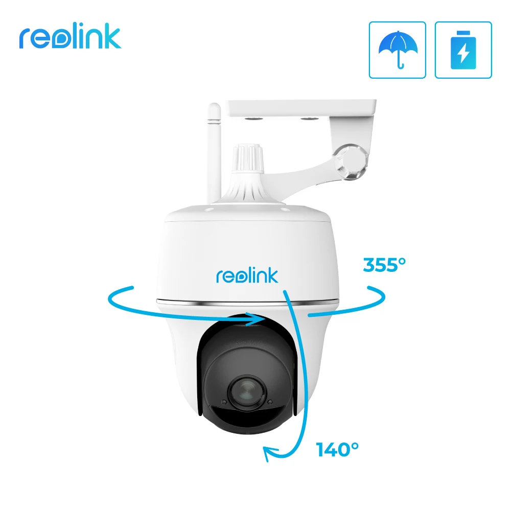 Reolink Argus PT 1080P WiFi камера беспроводная PT батарея питание камера безопасности для наружной внутренней безопасности