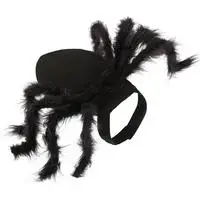 Halloween Pet Spider Wings Bat Demon Clothes Puppy Plush Spider Demon Cosplay Costume For Dog Cats Party Funny Outfit Simulation - Цвет: Spider   60x24cm