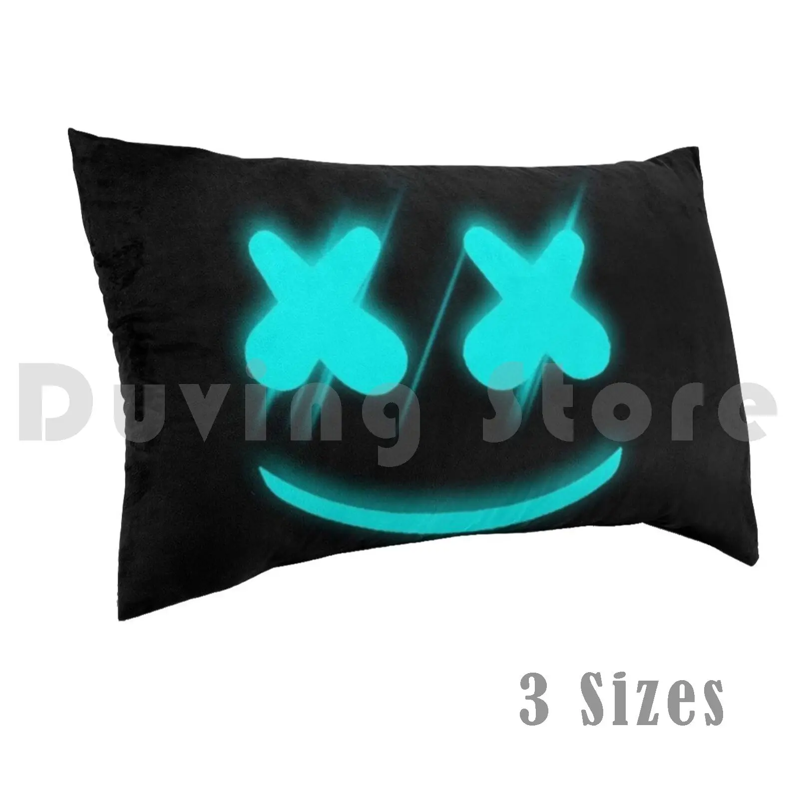 Federa Per Cuscino Fai Da Te 50X75 Gioco Gaming Ps5 Smile Ride Joy Happy Blue Light Pc Smile