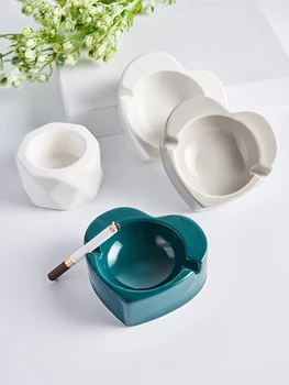 

Nordic style design Ceramic ashtray Fashion simple and creative home decoration accessories Living room bedroom hotel apartment