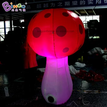 

2M High Inflatable lighting Mushroom with Built-in Blower Inflatable Outdoor Decor for Yard Party Decor