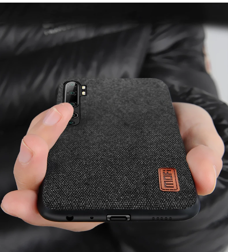Для Xiaomi mi note 10 чехол-накладка mi note 10 pro global противоударный тканевый чехол capas силиконовый Жесткий защитный чехол s