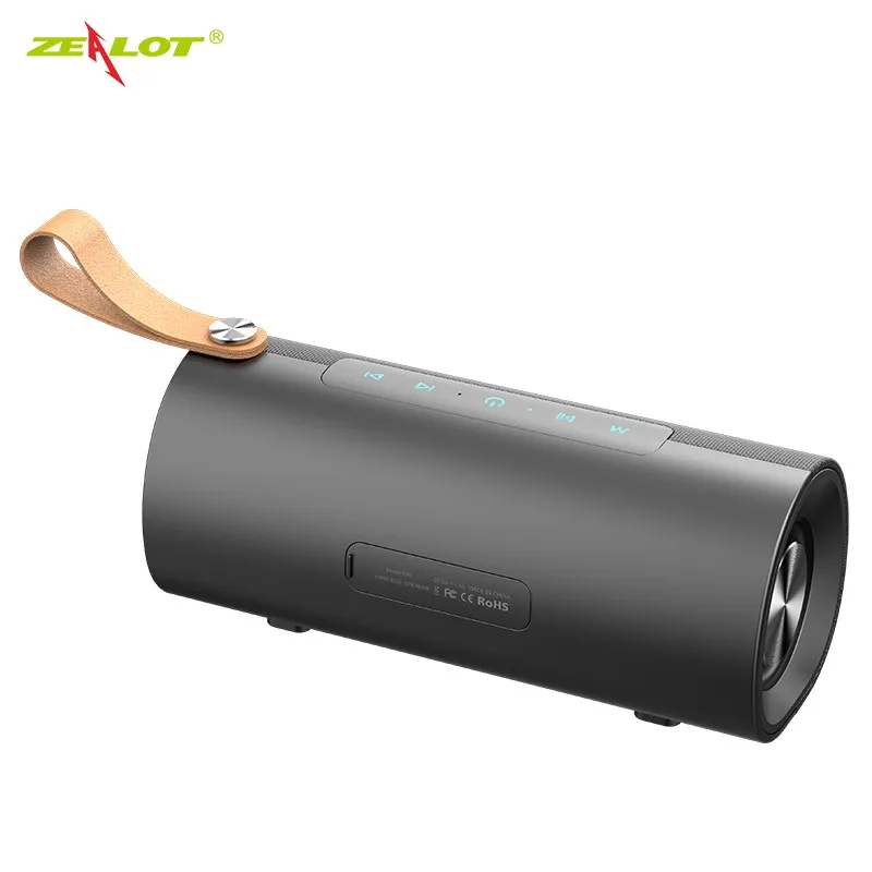 ZEALOT S30 Wireless Bluetooth Speaker HIFI Portable Speakers Stereo Bass Sound Box Support TF Card,TWS,AUX,USB Flash Drive