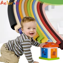 Bande de sécurité Anti collision pour enfants, 2M de long, douce et épaisse, Protection bébé enfant, bord de Table, coins de meubles, verrou de sécurité pour enfants 