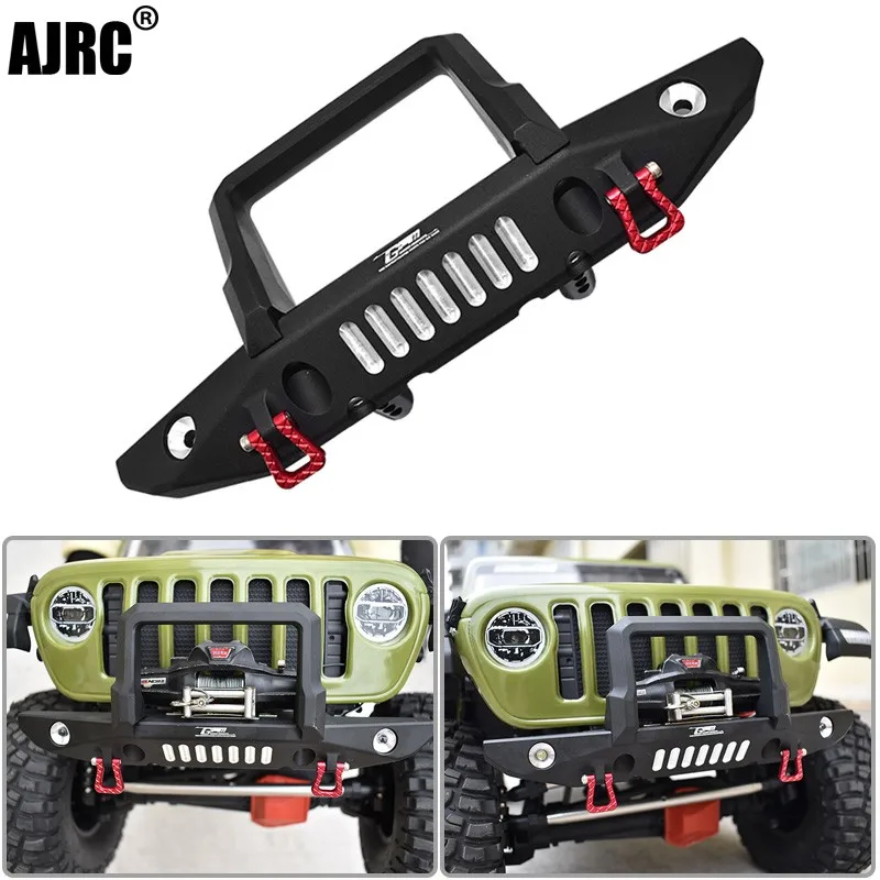 Axial 1/6 Scx6 Jlu Wrang Ler 4wd axi05000t1 Aluminum Alloy Front Bumper