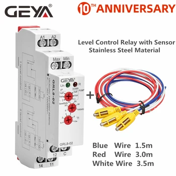 

Free Shipping GEYA GRL8 Liquid Level Control Relay Electronic Liquid Level Controller 10A AC/DC24V-240V