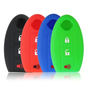 

2018 New 3 Button Car Key Cover Case For Nissan Teana X-Trail Qashqai Livina Sylphy Tiida Sunny March Murano Geniss Juke Almera