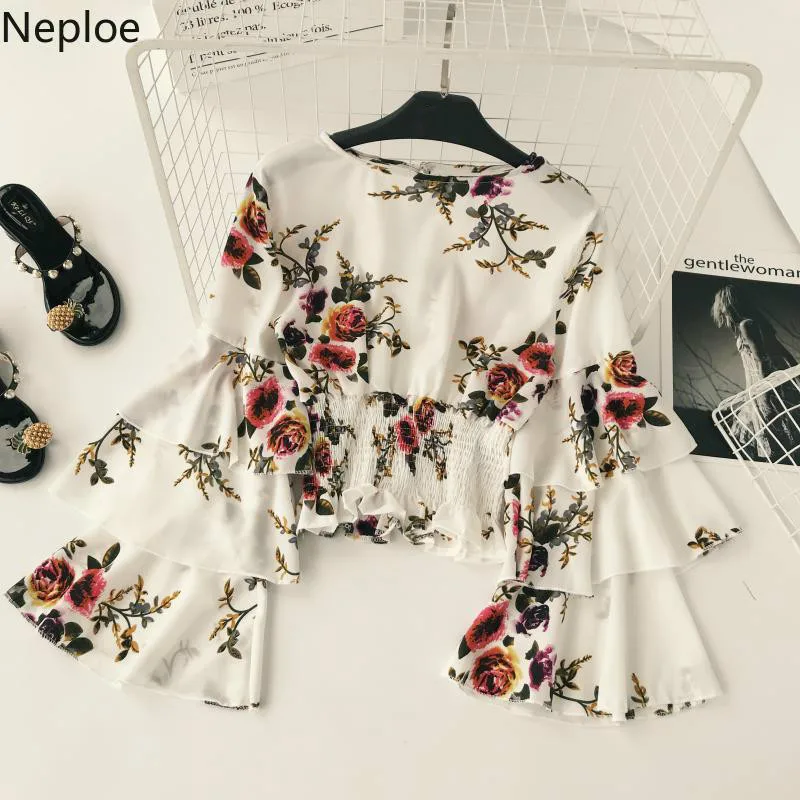Neploe Весна 2019 Новая модная женская блузка Повседневная шифоновая рубашка с