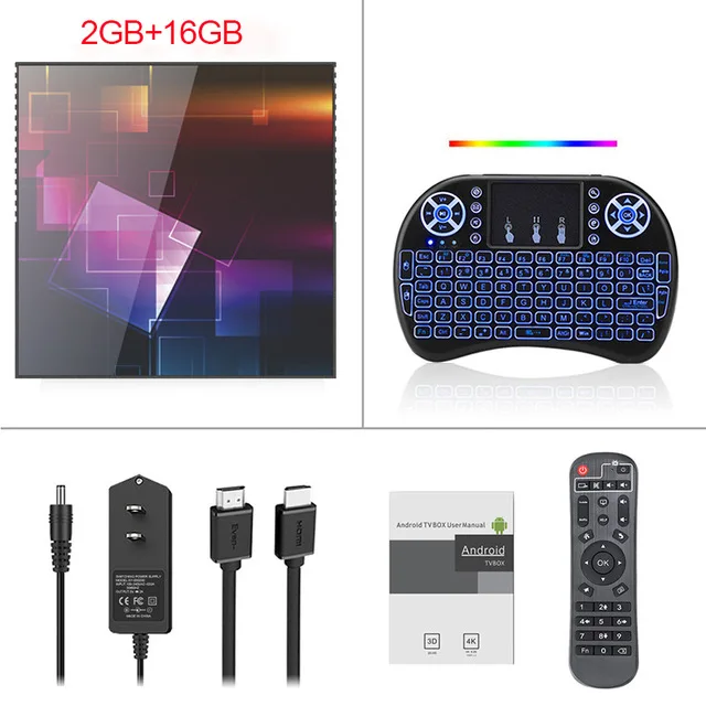 2GB 16GB I8B A95X Air 8K Android 9,0 ТВ приставка Amlogic S905X3 Youtube Netflix 2,4/5,0G wifi 4 ГБ 16 ГБ 32 ГБ 64 Гб ТВ приставка Google Play Смарт ТВ приставка - Цвет: 2GB 16GB I8B