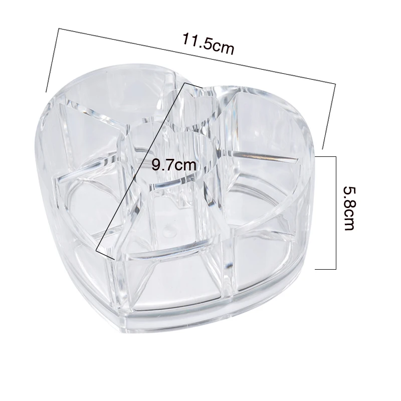 Urijk пластиковые органайзеры для макияжа, коробка для хранения ювелирных изделий, коробка для хранения косметики с ящиком, акриловый держатель для помады, контейнер для мелочей, чехол