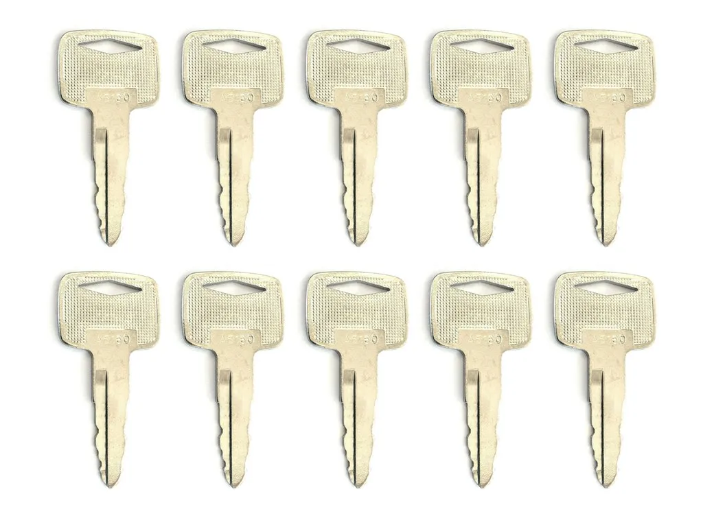 10pc Ignition Keys For Mitsubishi For CAT Forklift 91A07-01910 A5160