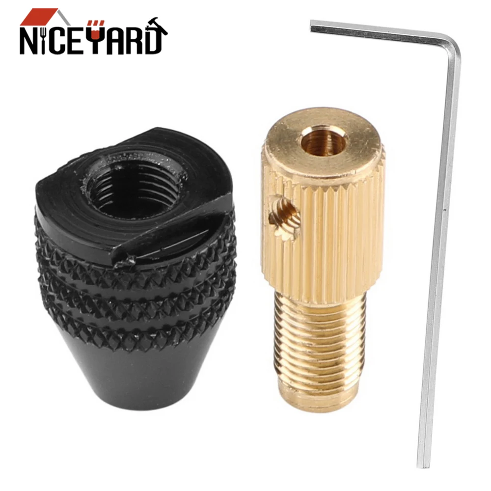 NICEYARD 1 Set Electric Drill Chuck Power Tool Accessories 3.17mm Woodworking Tools Fixing Device Electric Motor Shaft