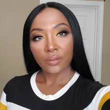 Pelo humano brasileño que rebota, mechones de pelo liso con cierre, Color Natural, pelo Remy, 3 mechones con cierre de encaje