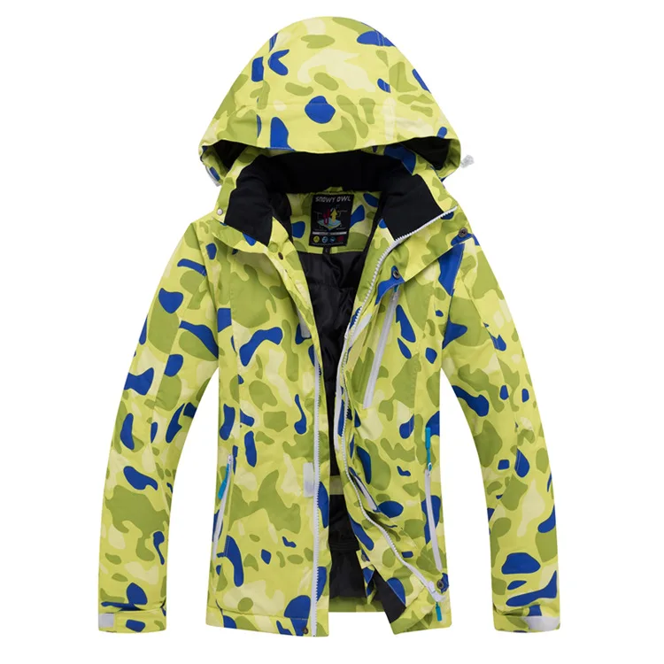 Зимние лыжные костюмы куртка брюки дети камуфляж теплый ветрозащитный водонепроницаемый для снега наборы уличная зимняя одежда детская Лыжная одежда