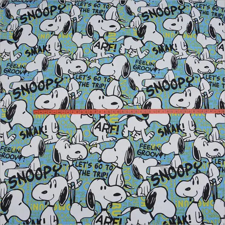 3 Snoopy холщовая ткань с принтом можно использовать кошельки, обувь и шляпы, ремесла, дорожные принадлежности, товары для домашних животных, автомобильные suppli diy - Цвет: 3