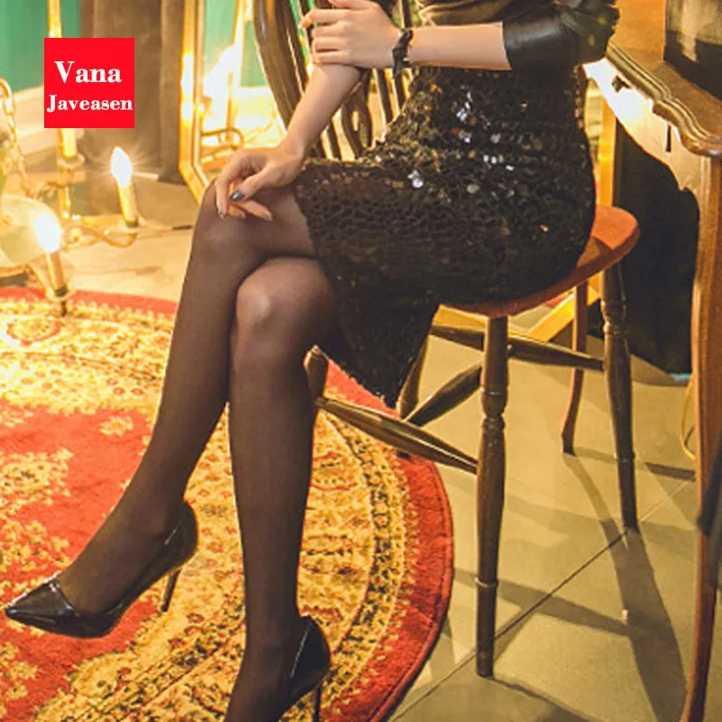 Vana Javeasen, юбки с высокой талией, женская элегантная черная тонкая юбка с блестками, женские вечерние, для банкета, Высококачественная Женская юбка для офиса