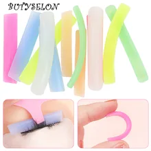 

6 Pairs Silicone Perm lash Pads Eyelash Wand Y Brush Eyelash Lifting Kit Curlers Curl Eye Lash Extension Tool Lash Clean Comb