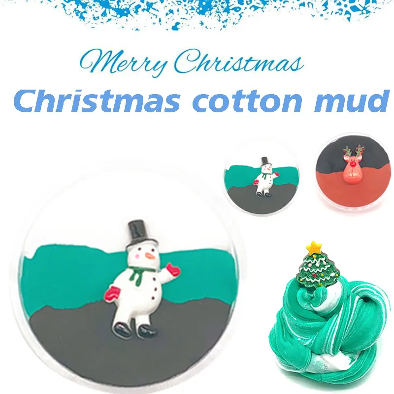 Многоцветный Рождественский Снеговик Mud Vent игрушки DIY Цветная глина Декор реквизит коллекция игрушка забавные украшения красивые