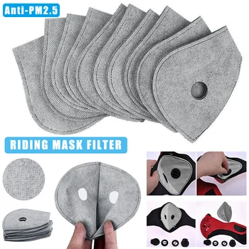 

Spot Mouth-Mask Cover Filter 10/30/50Pcs PM2.5 Protective 4 Layers Anti Haze Dust Replaceable for Mouth Cover Outdoor Cycling