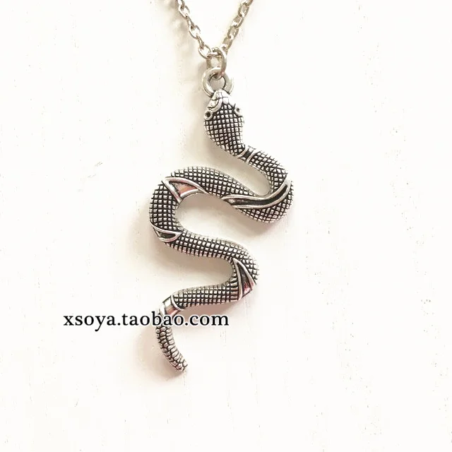 Custom PUNK European style is cool snake necklace