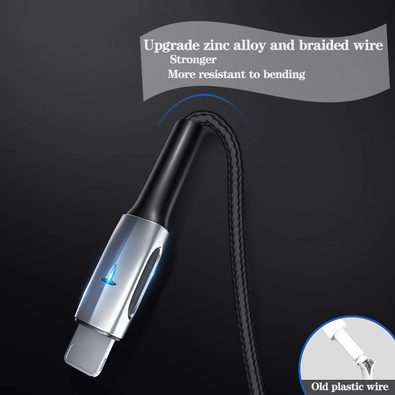 1A Phone USB Cable For iPhone X 8 7 6 6S plus 5 5S Cable 4