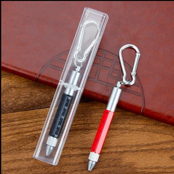 Wielofunkcyjny długopis piśmiennicze długopis długopis pudełko piórnik długopis pudełko na długopis szkolne materiały biurowe Drop Shipping tanie i dobre opinie CN (pochodzenie) Długopis kulkowy Metal 1 0mm Biuro i szkoła pen