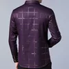 2022 Brand Casual Spring Luxury Plaid Long Sleeve Slim Fit Men Shirt Streetwear Social Dress Shirts Mens Fashions Jersey 2309 ► Photo 2/6