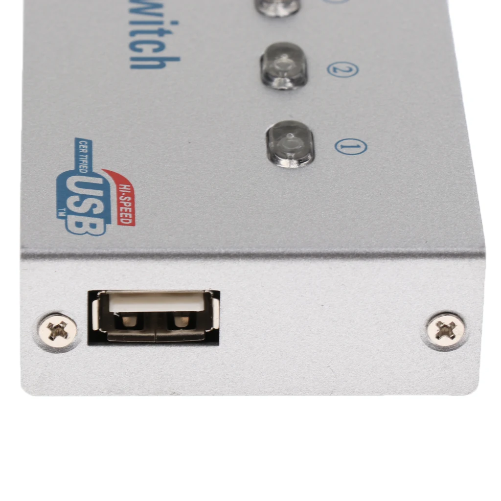USB 2 0 автоматический выбор переключатель KVM 4 портовый концентратор для ПК сканер