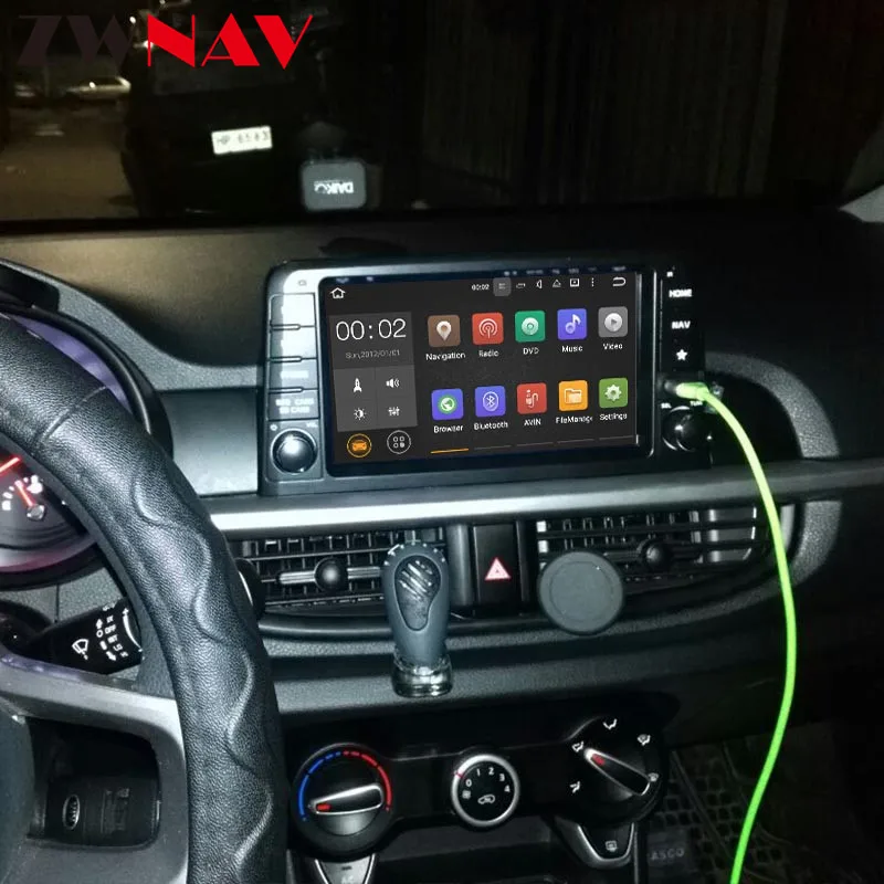 Top DSP 4+64 Android 9.0 car multimedia dvd player for KIA morning 2016 2017 GPS Navi Car Auto Radio audio stereo Video BT Head Unit 1