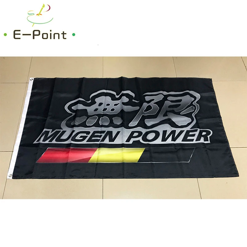 Японский флаг Mugen Power размер 2 фута * 3 (60*90 см) 5 футов (90*150 рождественские украшения