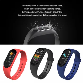

M5 Smart Bracelet Watch Heart Rate Blood Pressure Healthy Waterproof Smart Watch Bluetooth Call Wristband