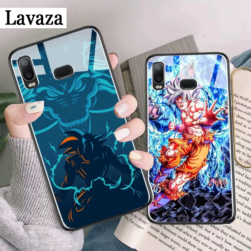 Dragon Ball; Dragonball z Стекло чехол для samsung S7 край S8 S9 S10 плюс A10 A20 A30 A40 A50 A60 A70 Note 8, 9, 10