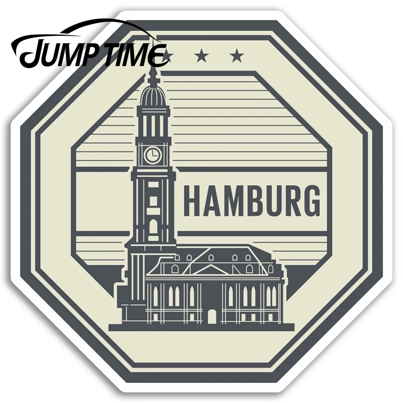 Jump Time Hamburg Vinyl Stickers Germany Travel Sticker Laptop Luggage Waterproof Car Decal Window Bumper Auto Accessories - Car - AliExpress