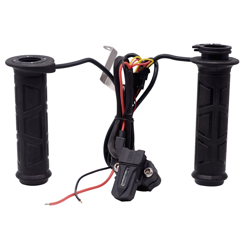 12V мотоцикл руль электрический горячий нагрев ручки нагреватель ручек Manillar зима с регулируемым переключателем температуры