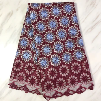 

Latest Best Selling African Nigerian Lace Fabric High Quality Embroidered Lace French Lace Fabric For Wedding