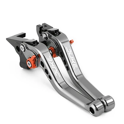 Высокое качество мотоцикла CNC Короткие тормозные рычаги сцепления для KTM DUKE 790 DUKE790 с логотипом DUKE - Цвет: as picture