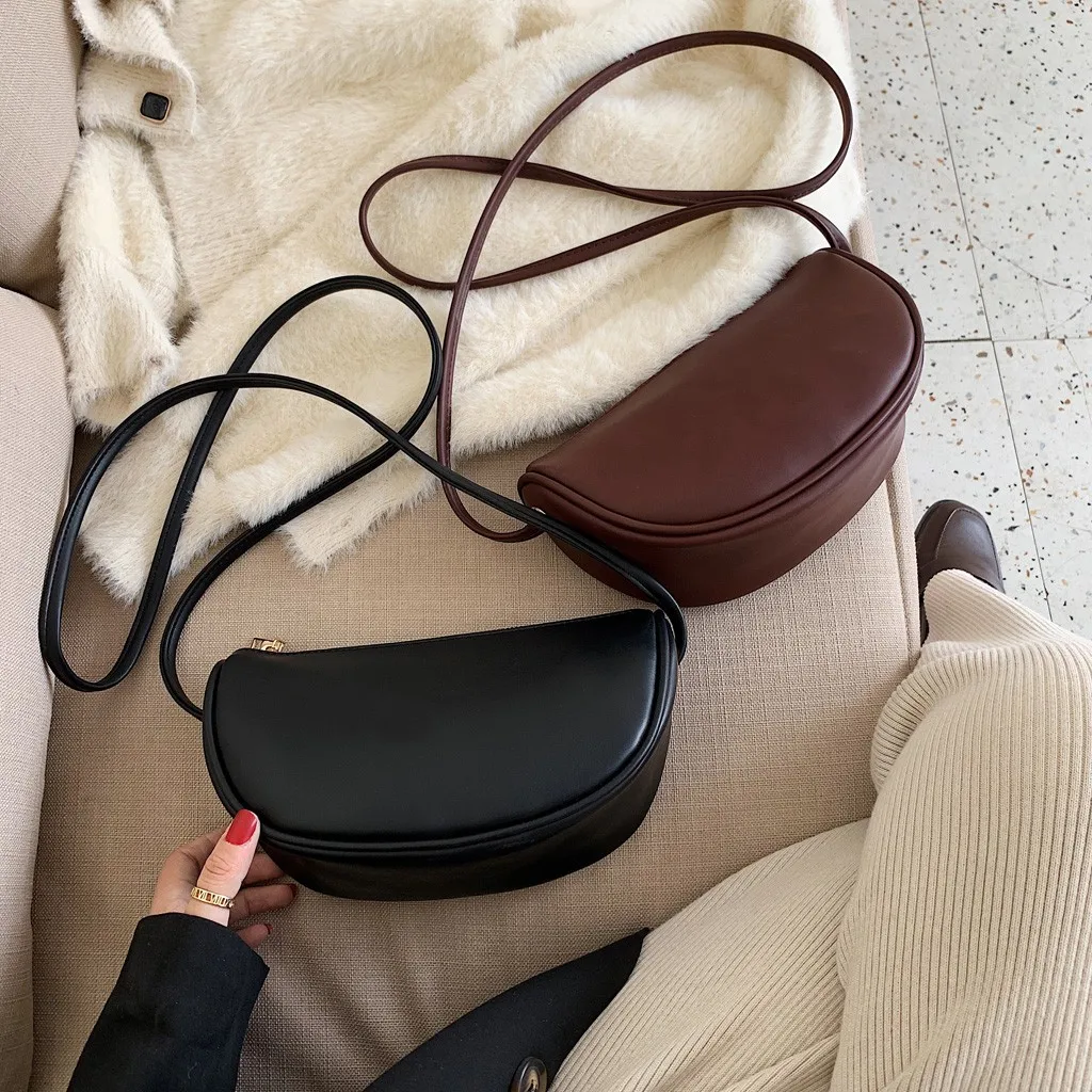Women Simple Shoulder Messenger Package New Small Bag Retro Wild Phone Bag Small Bags for Women Messenger Bags Leather