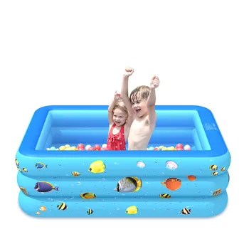 

2020 New Inflatable Pool Baby Swimming Pool Outdoor Children Basin Bathtub Kids Pool Baby Square Play Pool Water Play Gifts
