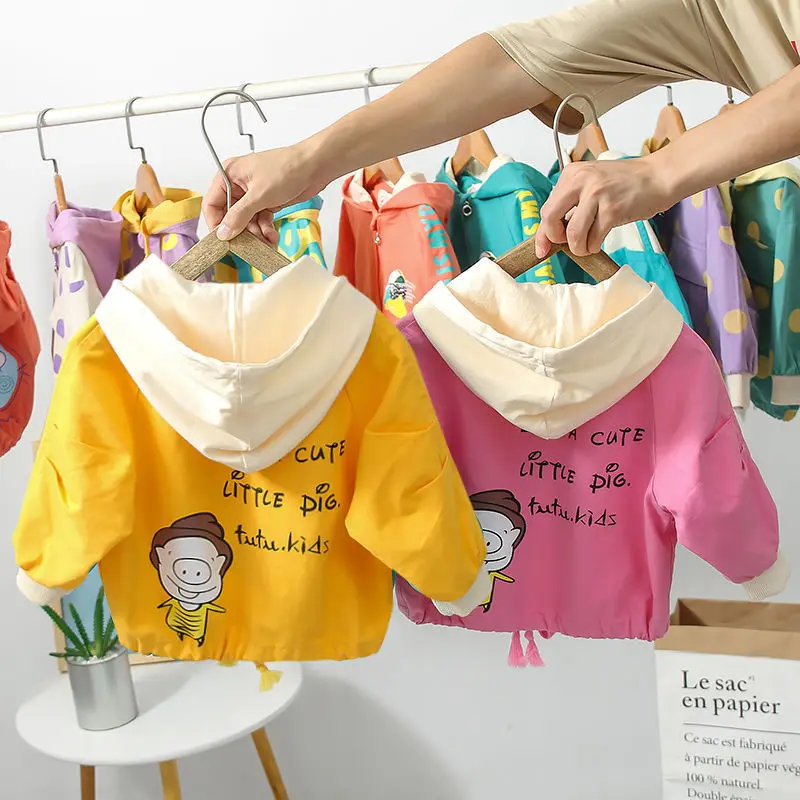 

Girl'S Coat Spring And Autumn 2019 New Style Baby Girls Autumn Western Style Jacket 1-5-Year-Old Children Korean-style Trench Co