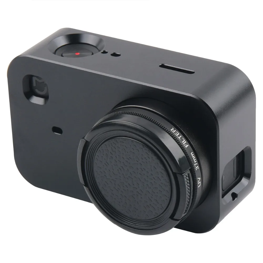 Защитный чехол из алюминиевого сплава для Xiaomi Mijia camera Крепление-сетка и 37 мм УФ-объектив для Mijia 4K Mini Sport camera аксессуар