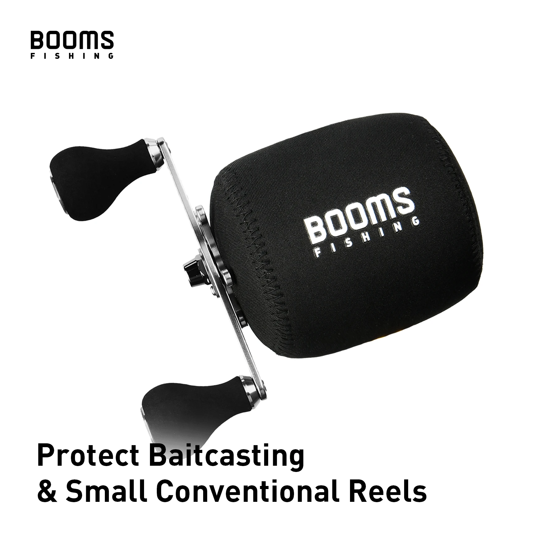 Étui néoprène moulinet pêche Booms RC1 ultra-léger résistant - Housse tambour casting protection renforcée