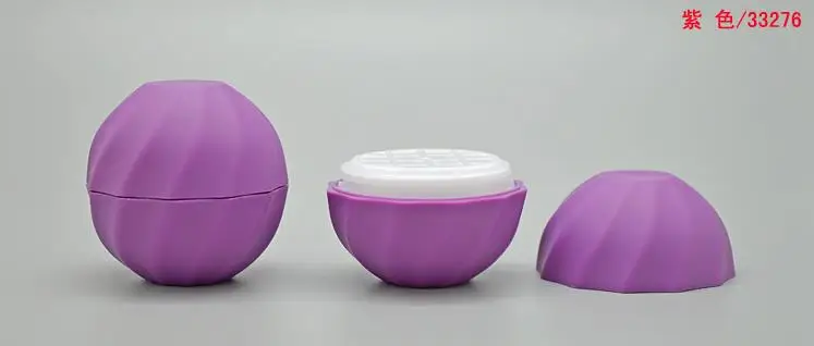 Model 3 7g Cosmetic Plastic Empty Lip Balm Storage Box, Colorful Ball Makeup Lipstick Lip Rouge Container Round Concealer Package - Цвет: Model 3