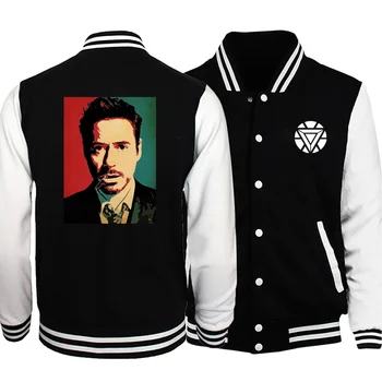 

Mens Tony Stark Iron Jackets Baseball Popular 2020 Autumn Clothing Hot Sale Fashion The Avengers Streetwear Long Sleeve Coats