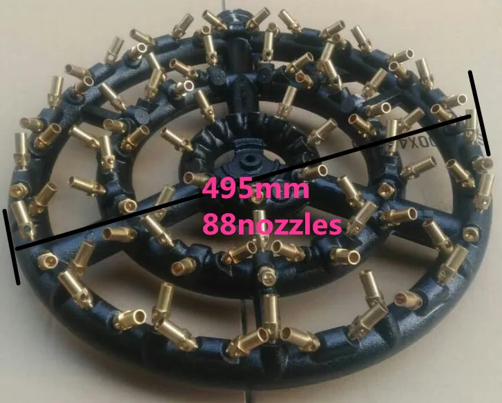 

Супер качественный чугунный 88 насадок, газовая струя, стандартная для кухни, приготовления пропана с латунным отверстием, сжиженный углеводородный газ или СПГ