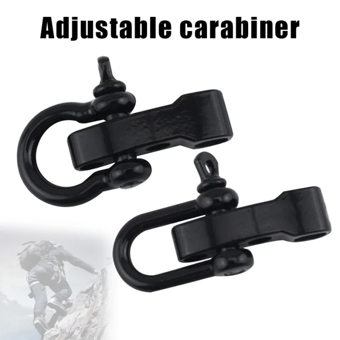 5 Pcs U D Shape Anchor Shackle Screw Pin Bracelet Buckle Accessories for Outdoor SEC88