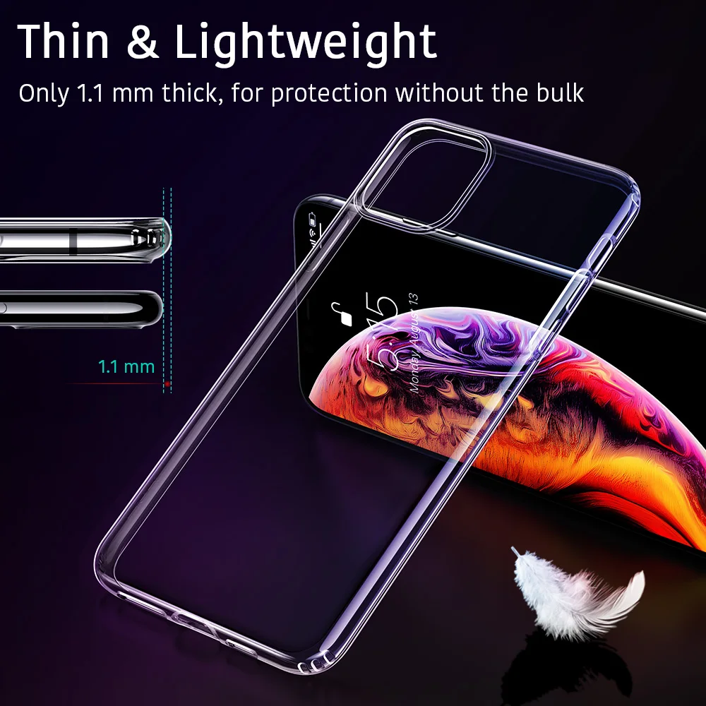 iphone 13 mini case ESR for iPhone SE 2020 Case TPU Clear Cover Transparent Case for iPhone 13 12 Pro Max 11 Pro X XR XS Max 8 7 Plus 6s Case Funda iphone 13 mini mobile phone cases