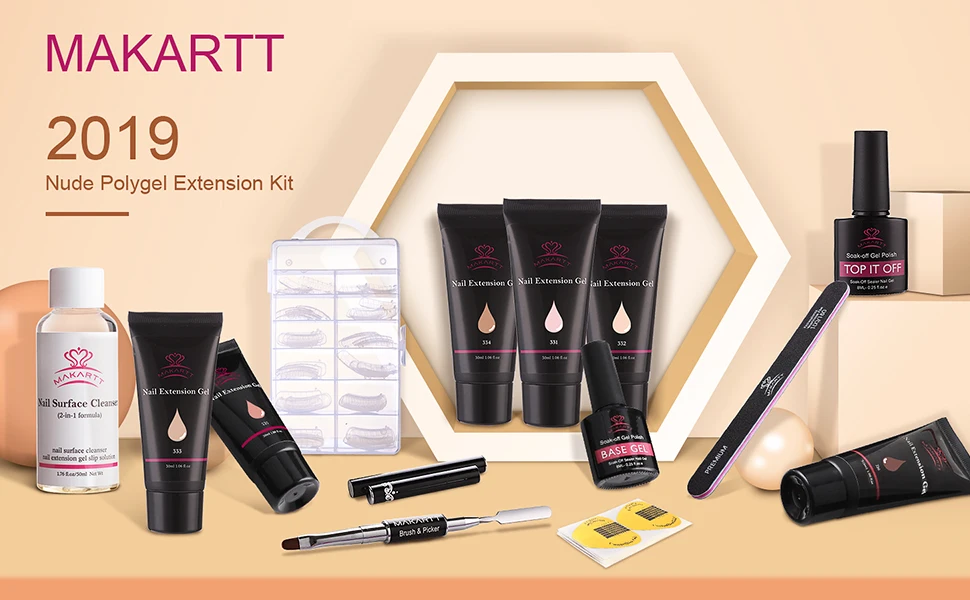Nail Polygel Extension Gel Kit-10