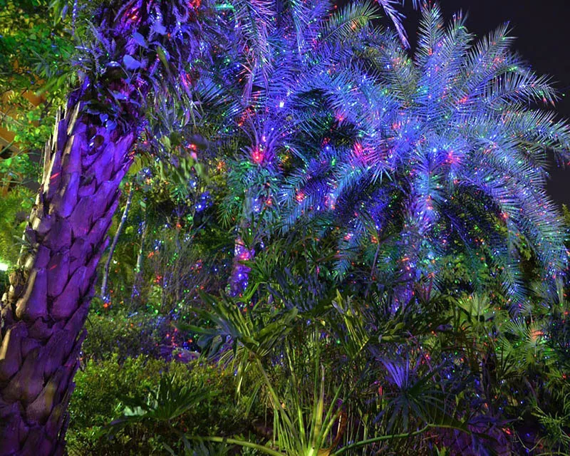 Рождественский лазерный светильник со звездами для душа 24 Модели проектор Эффект дистанционного перемещения Водонепроницаемый Открытый сад Рождественский декоративный газон