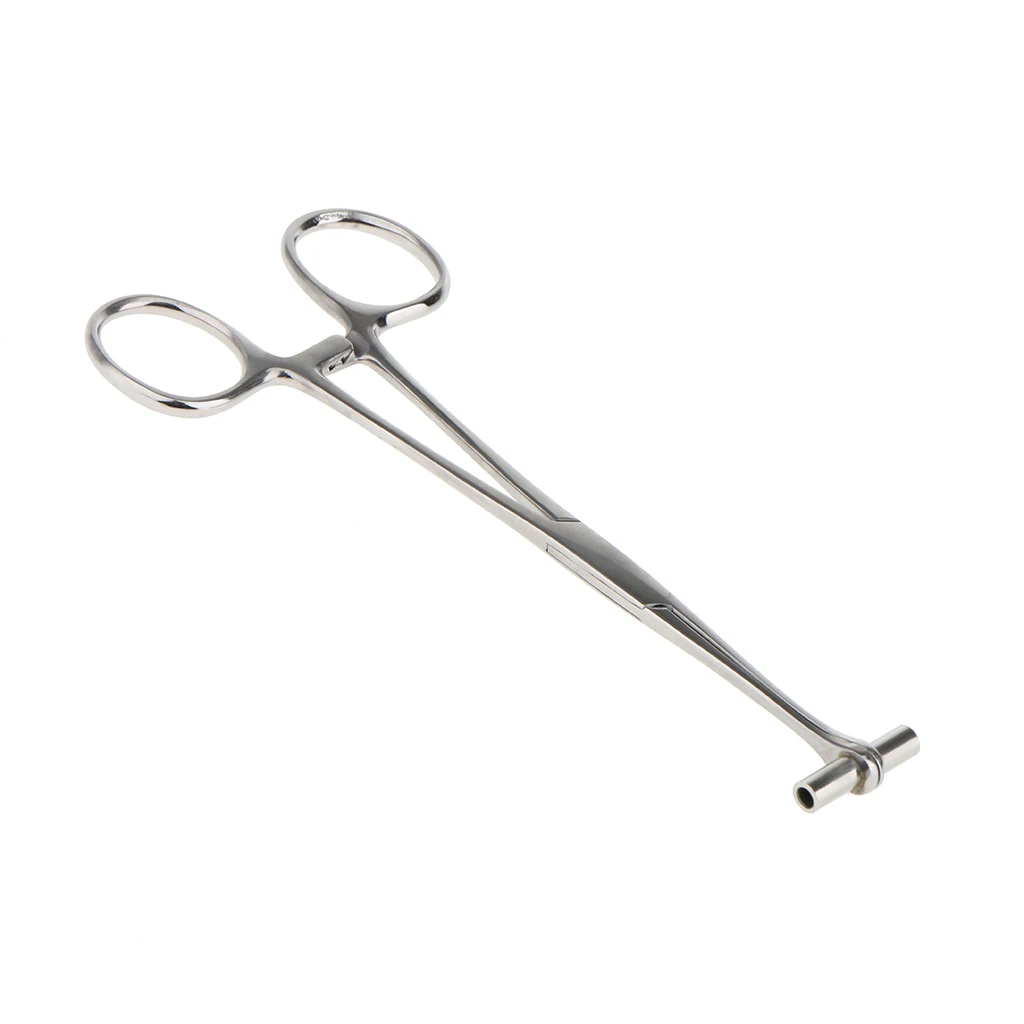 High Quality 6" Septum Forceps Body Belly Navel Nose Lip Ear Piercing Clamp