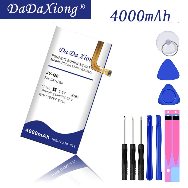 DaDaXiong High Capacity 4000mAh For Jiayu G6 JY-G6 Cell Phone Battery | Мобильные телефоны и аксессуары